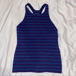 LIKE NEW Outdoor Voices Striped Racerback Tank